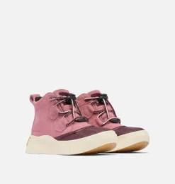 SOREL OUT N ABOUT™ IV Classic Youth Waterproof Boot Dazed Mauve, Honey White New