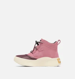 SOREL OUT N ABOUT™ IV Classic Youth Waterproof Boot Dazed Mauve, Honey White New