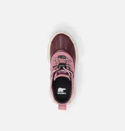 SOREL OUT N ABOUT™ IV Classic Youth Waterproof Boot Dazed Mauve, Honey White New