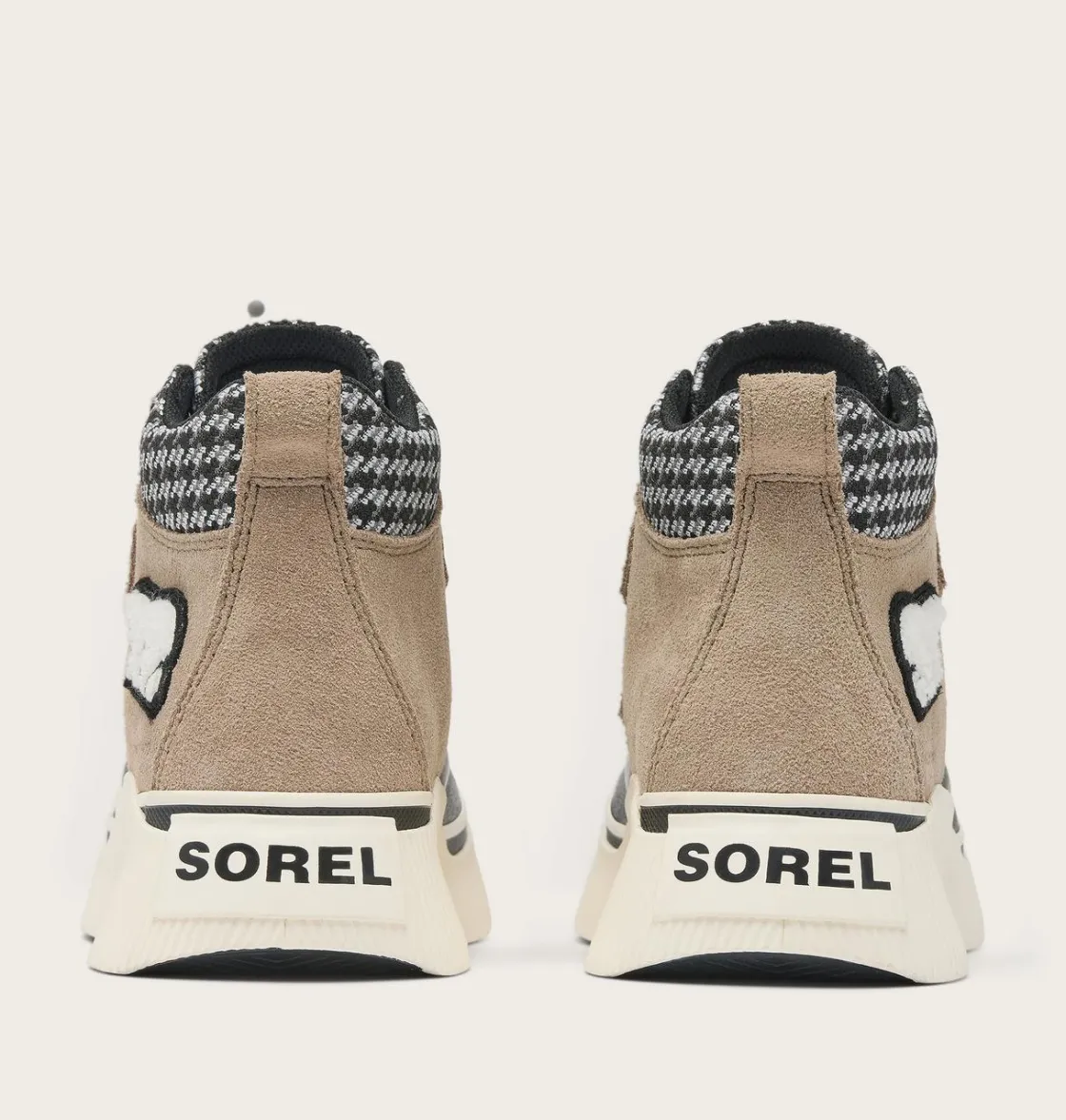 SOREL OUT N ABOUT™ IV Classic Youth Waterproof Boot Omega Taupe, Black Clearance