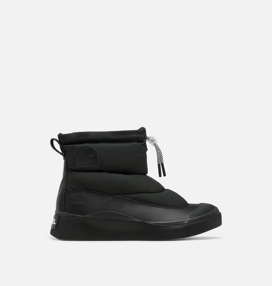 SOREL OUT N ABOUT™ IV Puffy Women's Waterproof Boot Black, Chalk Best