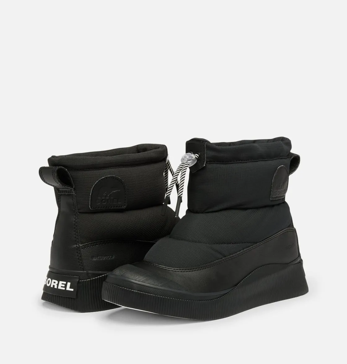 SOREL OUT N ABOUT™ IV Puffy Women's Waterproof Boot Black, Chalk Best
