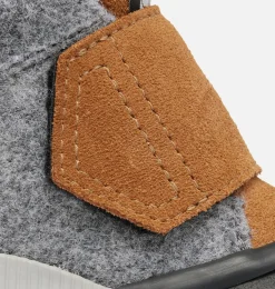 SOREL OUT N ABOUT™ IV Strap Children's Waterproof Boot Taffy, Black Felt Outlet