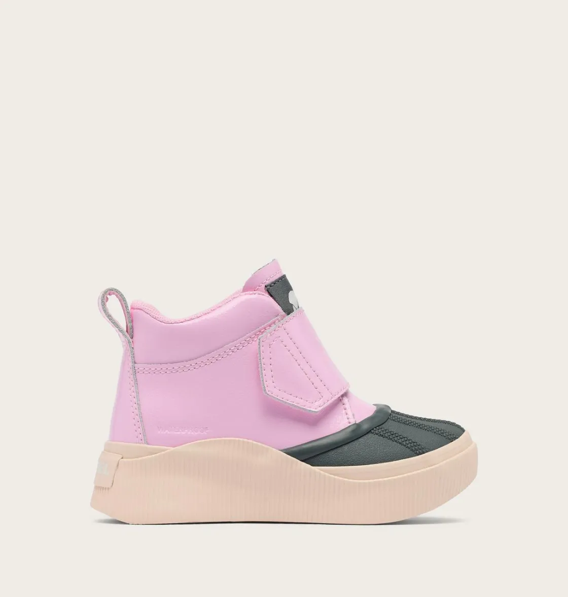 SOREL OUT N ABOUT™ IV STRAP Toddler Waterproof Boot Pink Flare, Pearlescent Discount