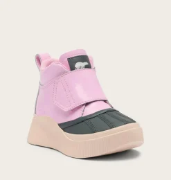 SOREL OUT N ABOUT™ IV STRAP Toddler Waterproof Boot Pink Flare, Pearlescent Discount