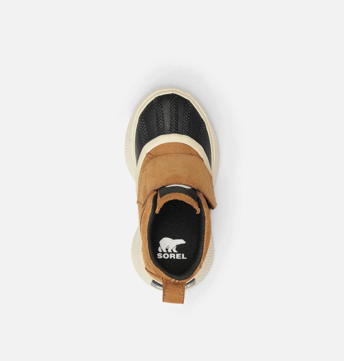 SOREL OUT N ABOUT™ IV STRAP Toddler Waterproof Boot Taffy, Black Online