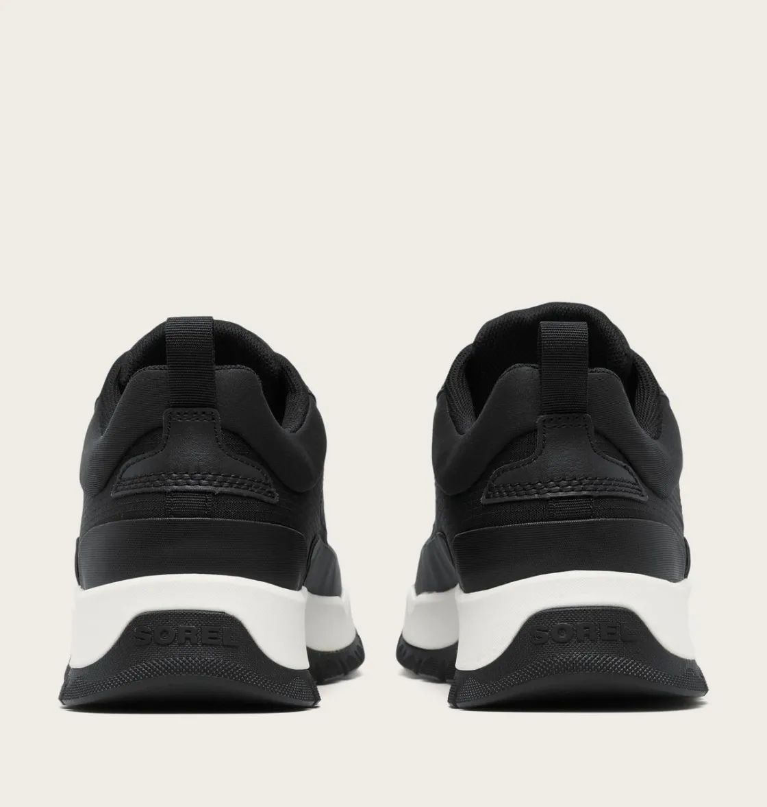 SOREL OUTING NW™ LOW Men's Sneaker Black, Sea Salt Clearance