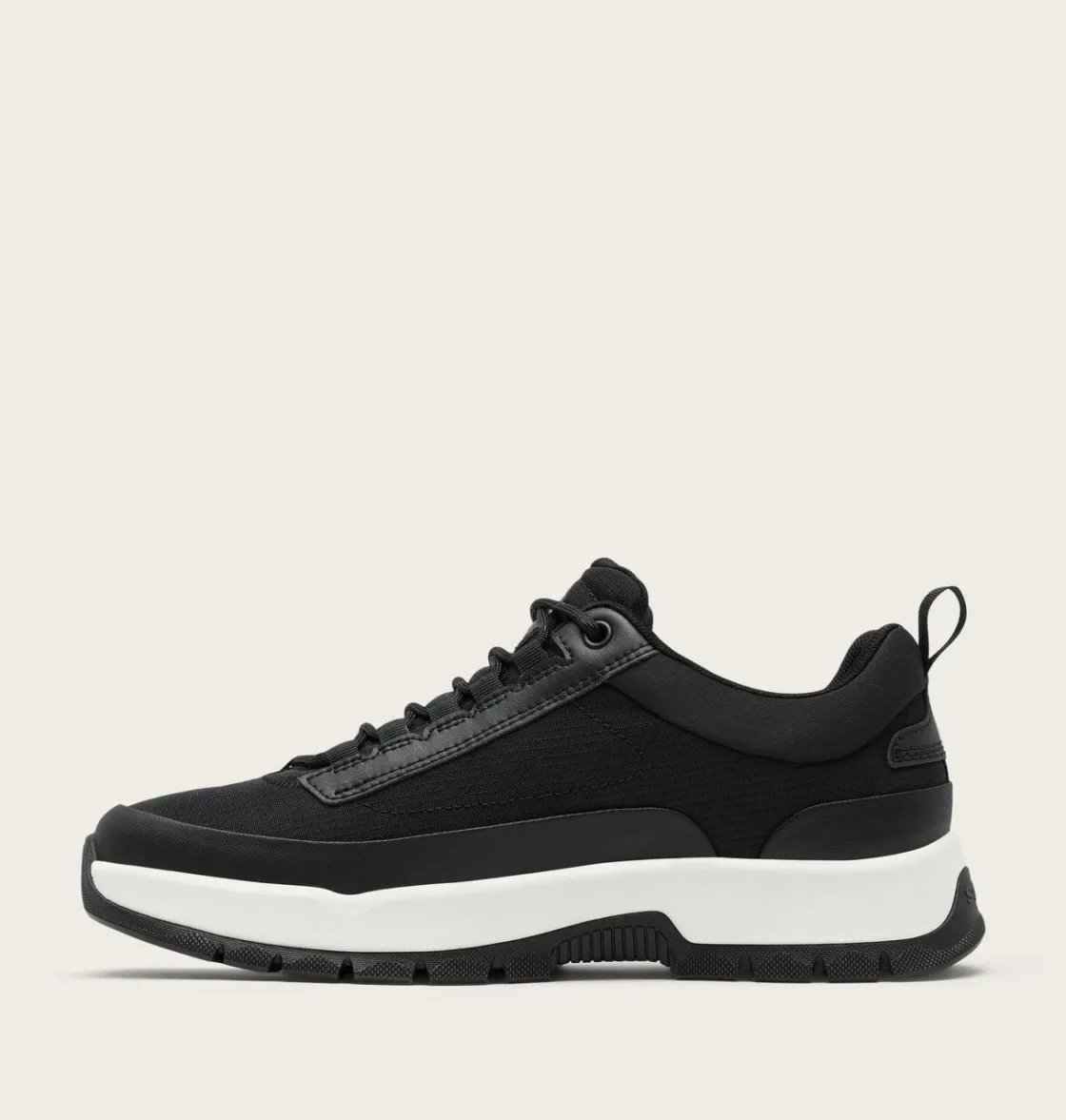 SOREL OUTING NW™ LOW Men's Sneaker Black, Sea Salt Clearance