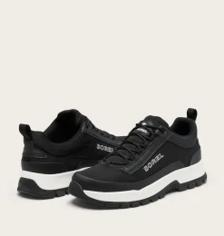 SOREL OUTING NW™ LOW Men's Sneaker Black, Sea Salt Clearance
