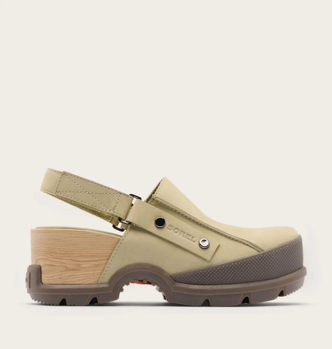 SOREL Roam’n Clog™ RBR Women's Shoe Dusty Twill, Gum 15 Sale