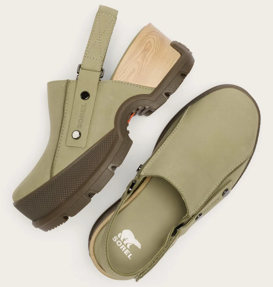 SOREL Roam’n Clog™ RBR Women's Shoe Dusty Twill, Gum 15 Sale