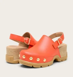 SOREL Roam’n Clog™ RVT Women's Shoe Crimson Fire, Gum 16 Clearance