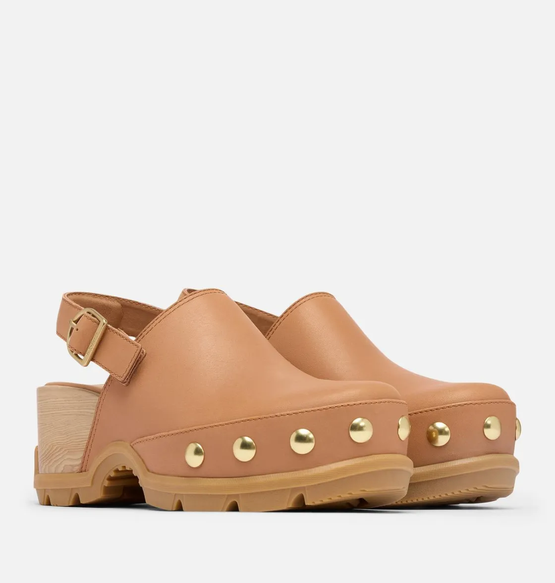 SOREL Roam’n Clog™ RVT Women's Shoe Tawny Buff, Gum 17 New