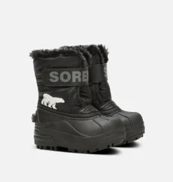 SOREL SNOW COMMANDER™ Toddler Boot Black, Charcoal New