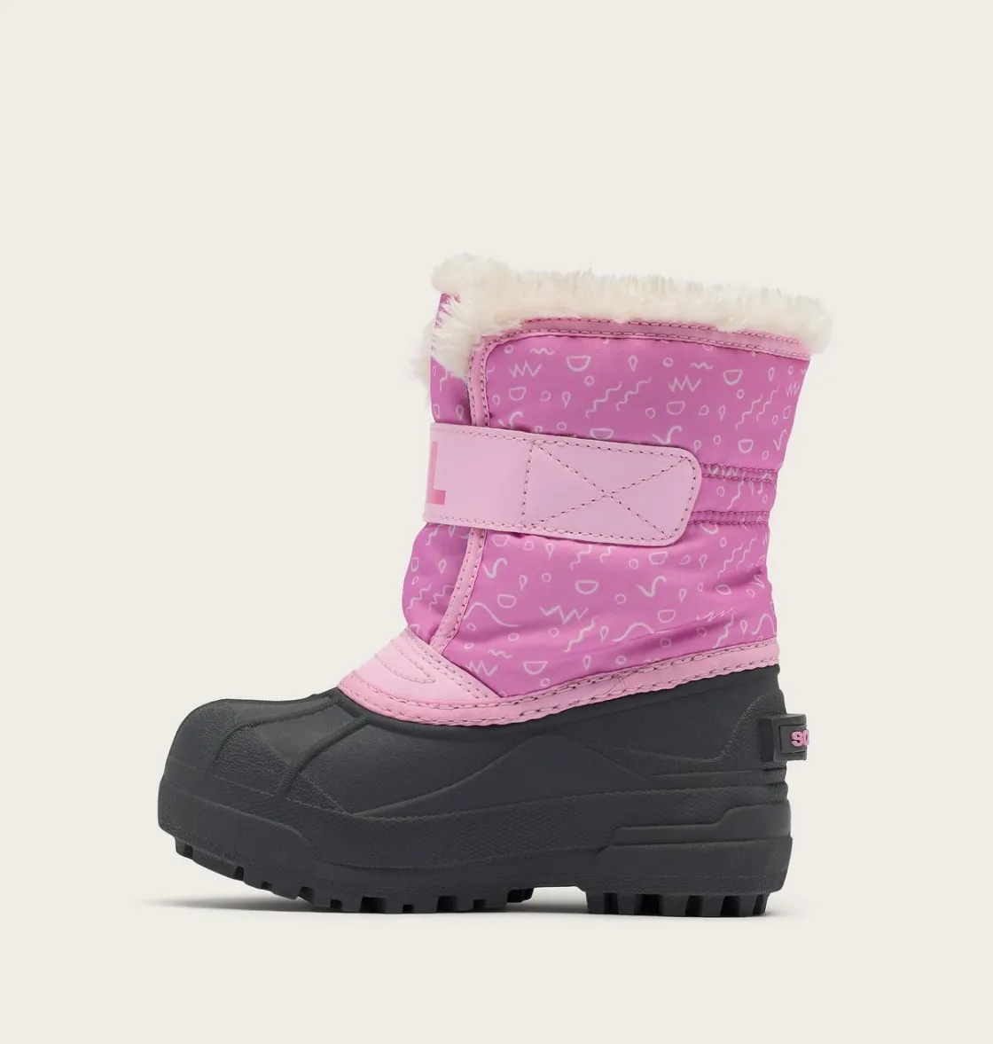 SOREL SNOW COMMANDER™ Toddler Boot Orchid, Pink Flare Clearance
