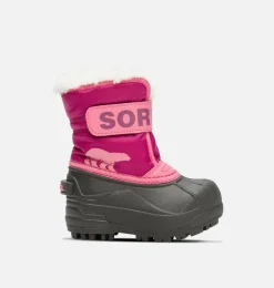 SOREL SNOW COMMANDER™ Toddler Boot Tropic Pink, Deep Blush Hot