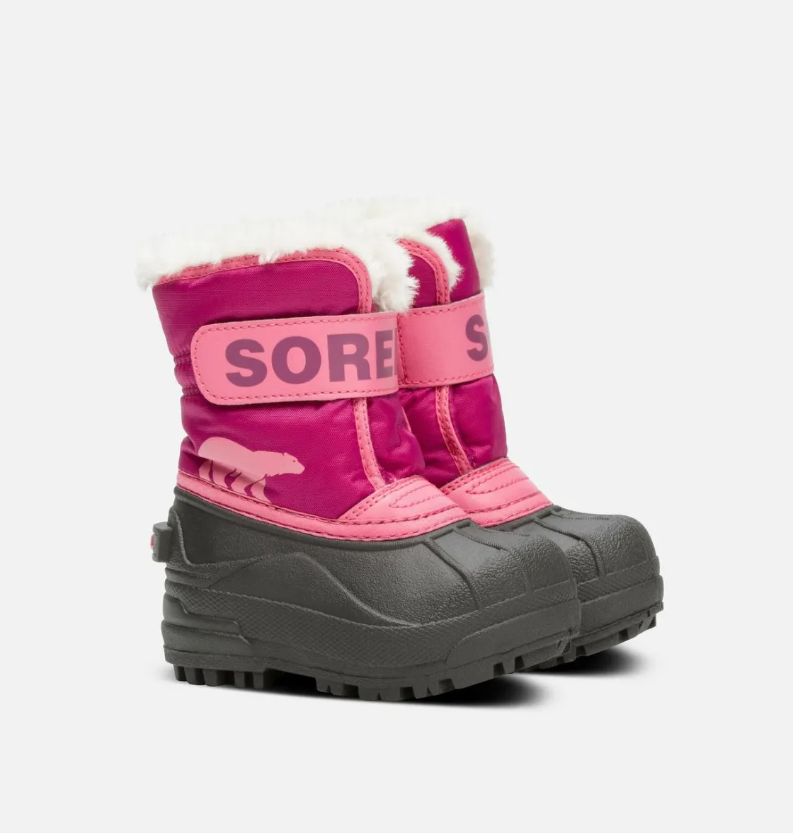 SOREL SNOW COMMANDER™ Toddler Boot Tropic Pink, Deep Blush Hot