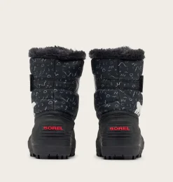 SOREL SNOW COMMANDER™ Toddler Boot Black, Bright Red Clearance