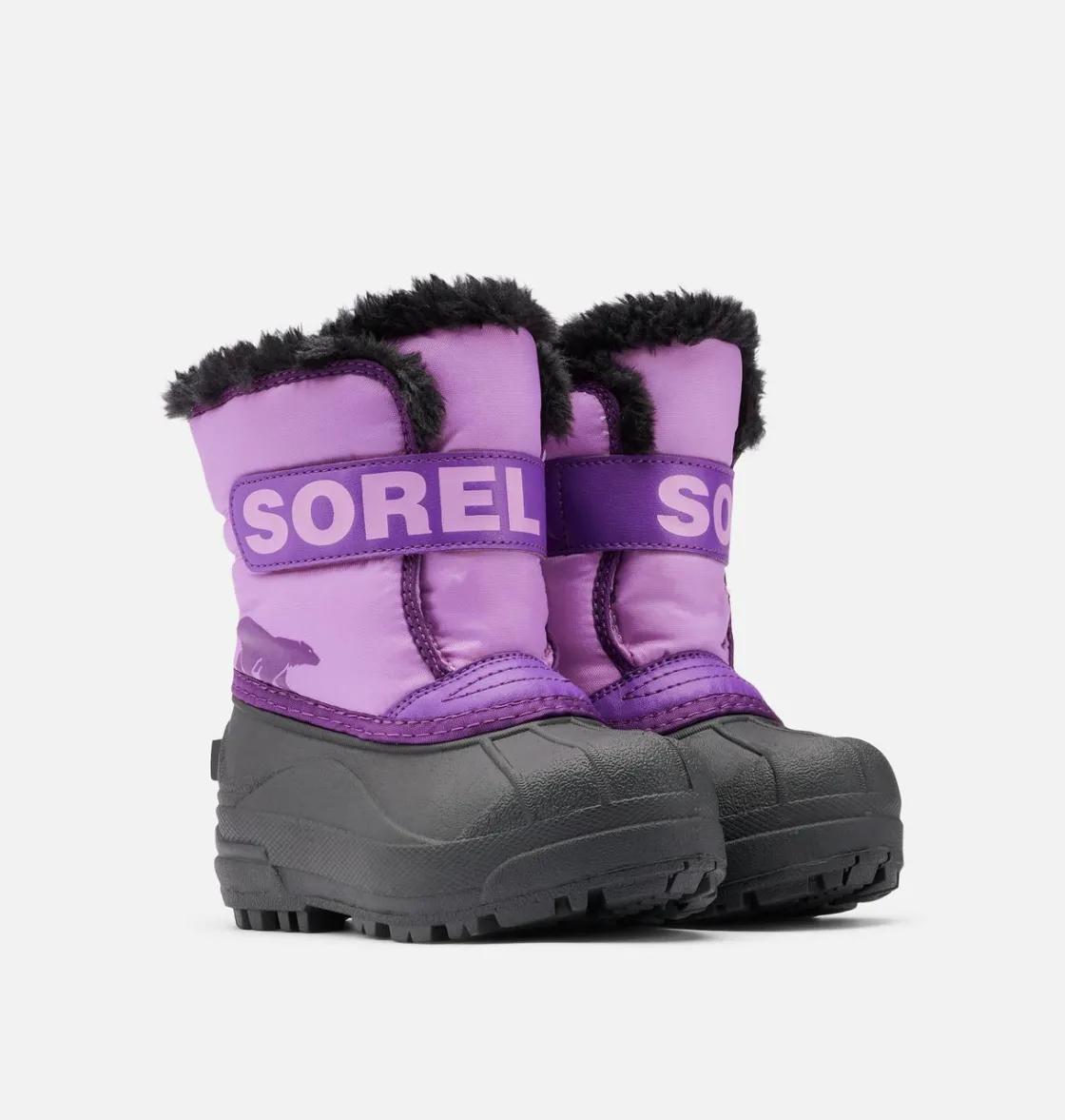 SOREL SNOW COMMANDER™ Toddler Boot Gumdrop, Purple Violet Discount