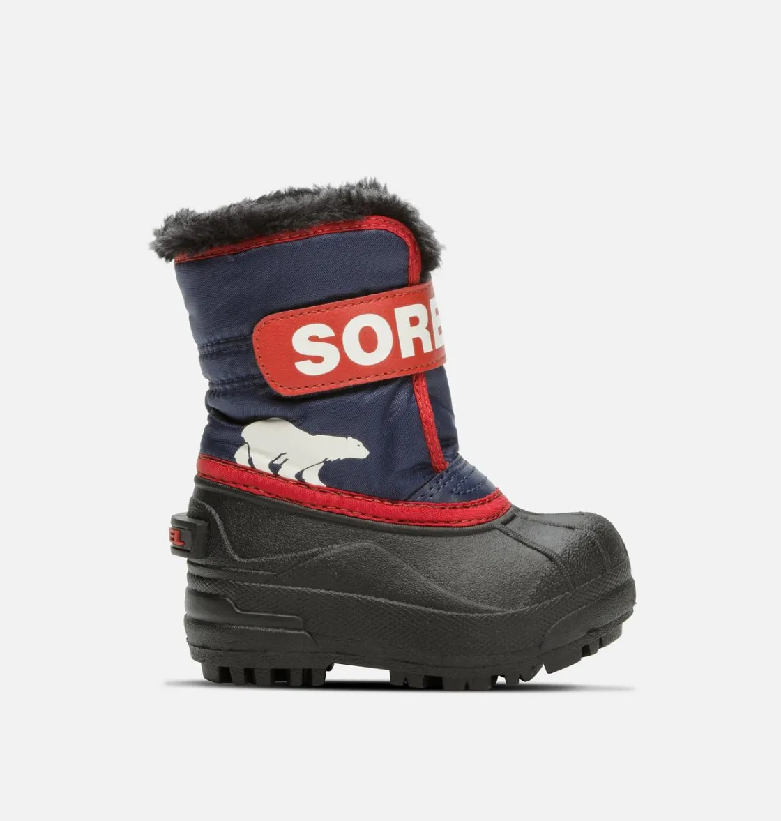 SOREL SNOW COMMANDER™ Toddler Boot Nocturnal, Sail Red Hot