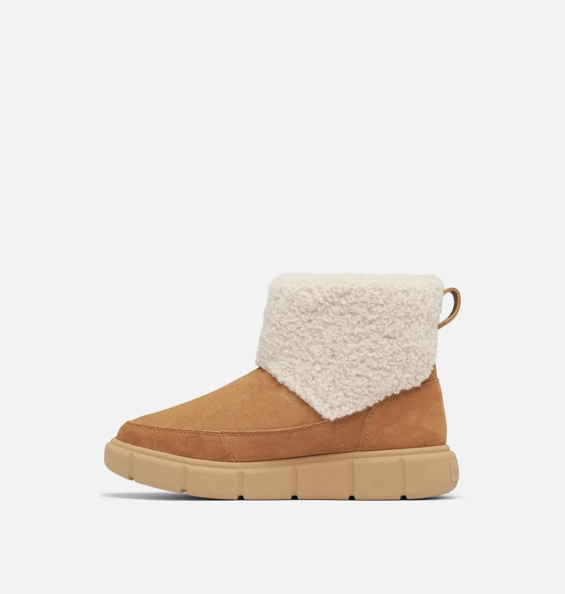 SOREL EXPLORER™ III Slip-On Cozy Women's Waterproof Boot Tawny Buff, Sea Salt Hot