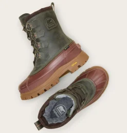 SOREL X Barbour Caribou Horizon™ GTX Alpine Tundra, Gum 10 Clearance