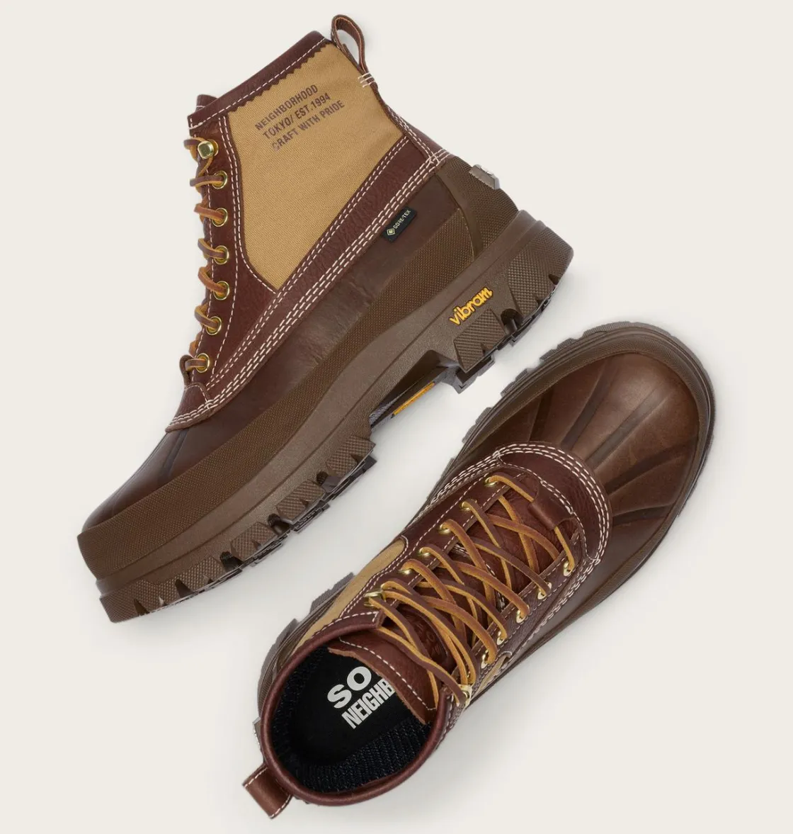 SOREL X NEIGHBORHOOD Daystorm™ Horizon GTX Dark Amber, Sea Salt New