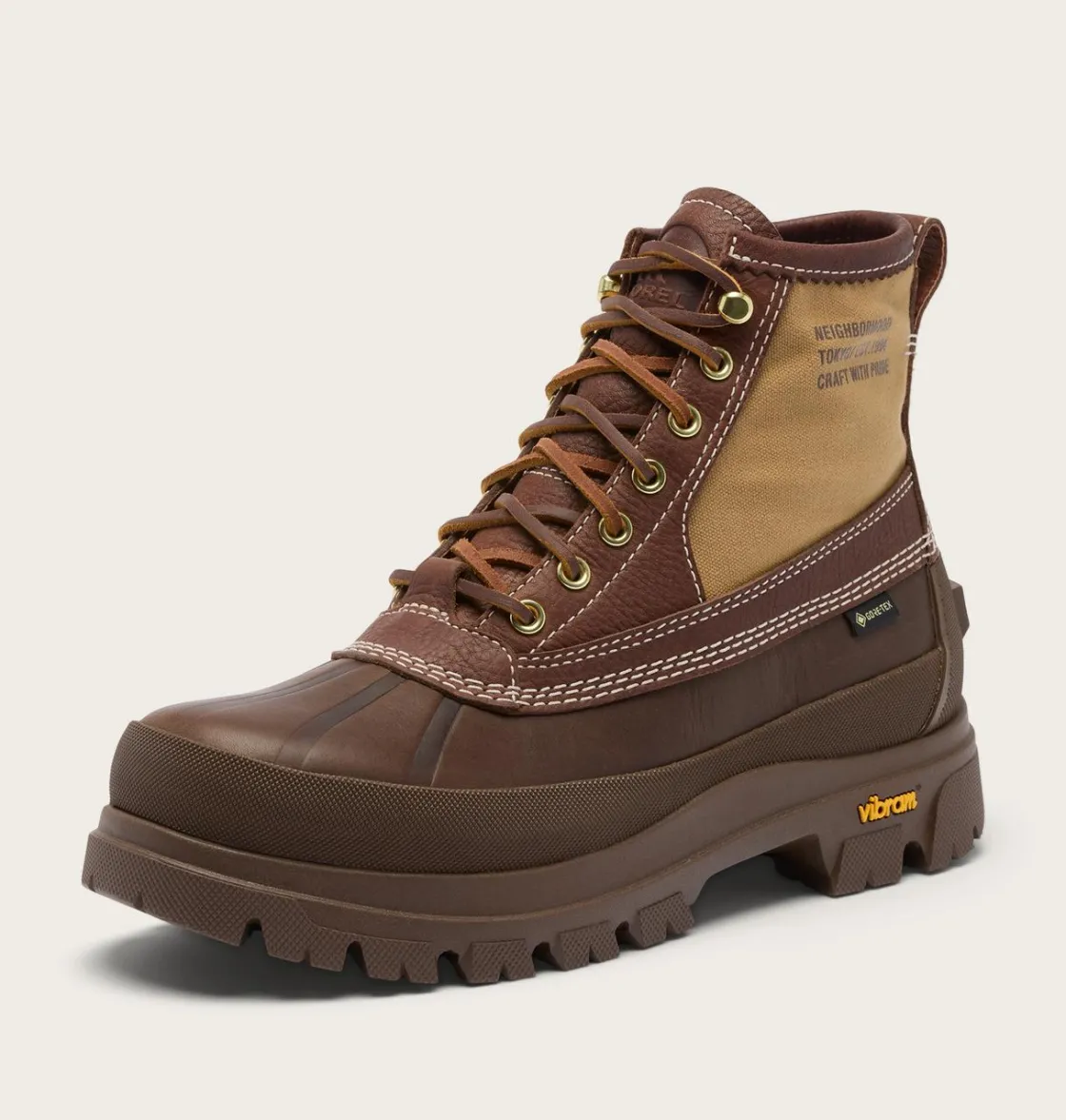 SOREL X NEIGHBORHOOD Daystorm™ Horizon GTX Dark Amber, Sea Salt New