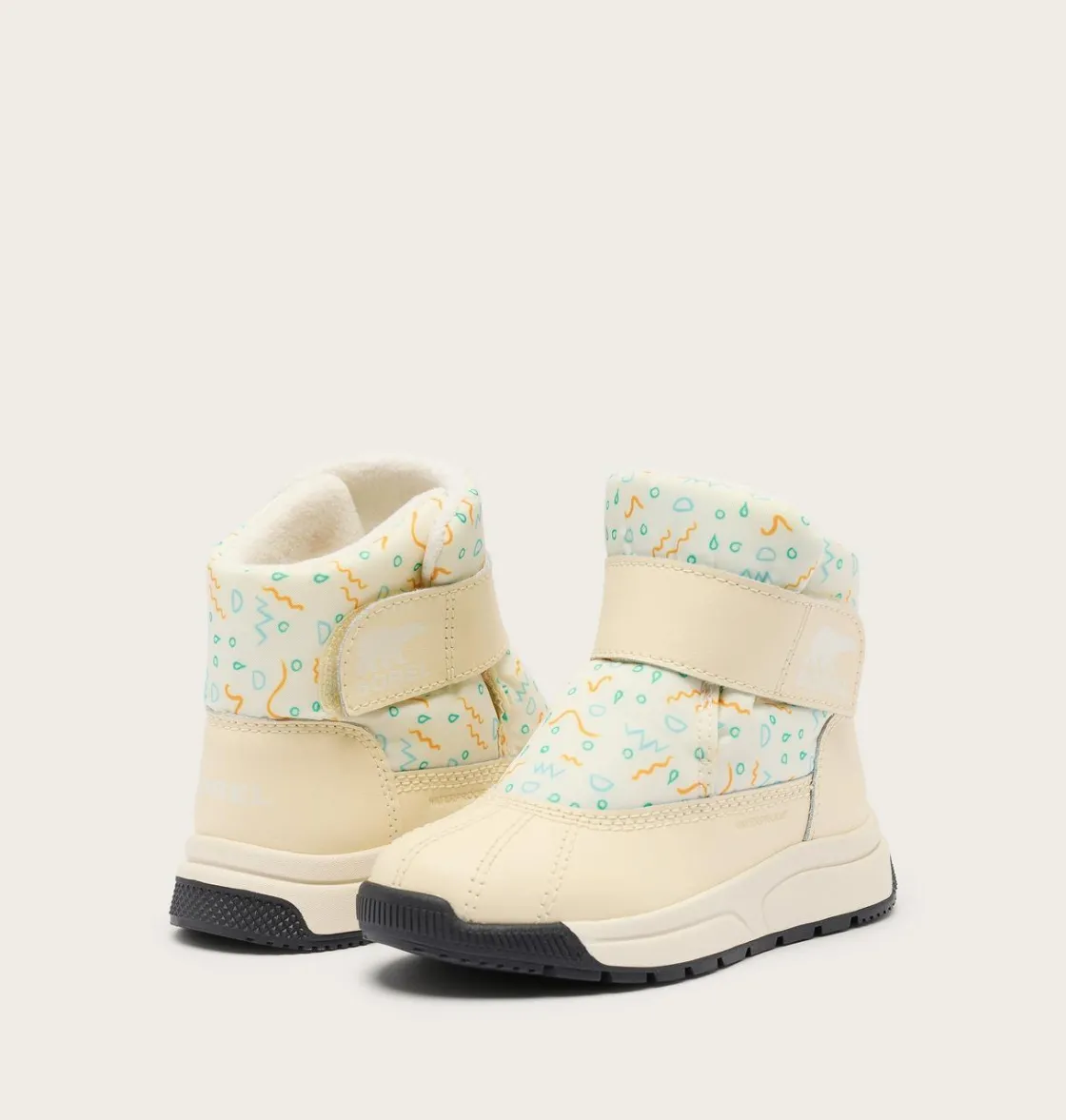 SOREL TODDLER WHITNEY™ III STRAP MID Winter Boot Snow, Honey White Hot