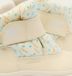 SOREL TODDLER WHITNEY™ III STRAP MID Winter Boot Snow, Honey White Hot