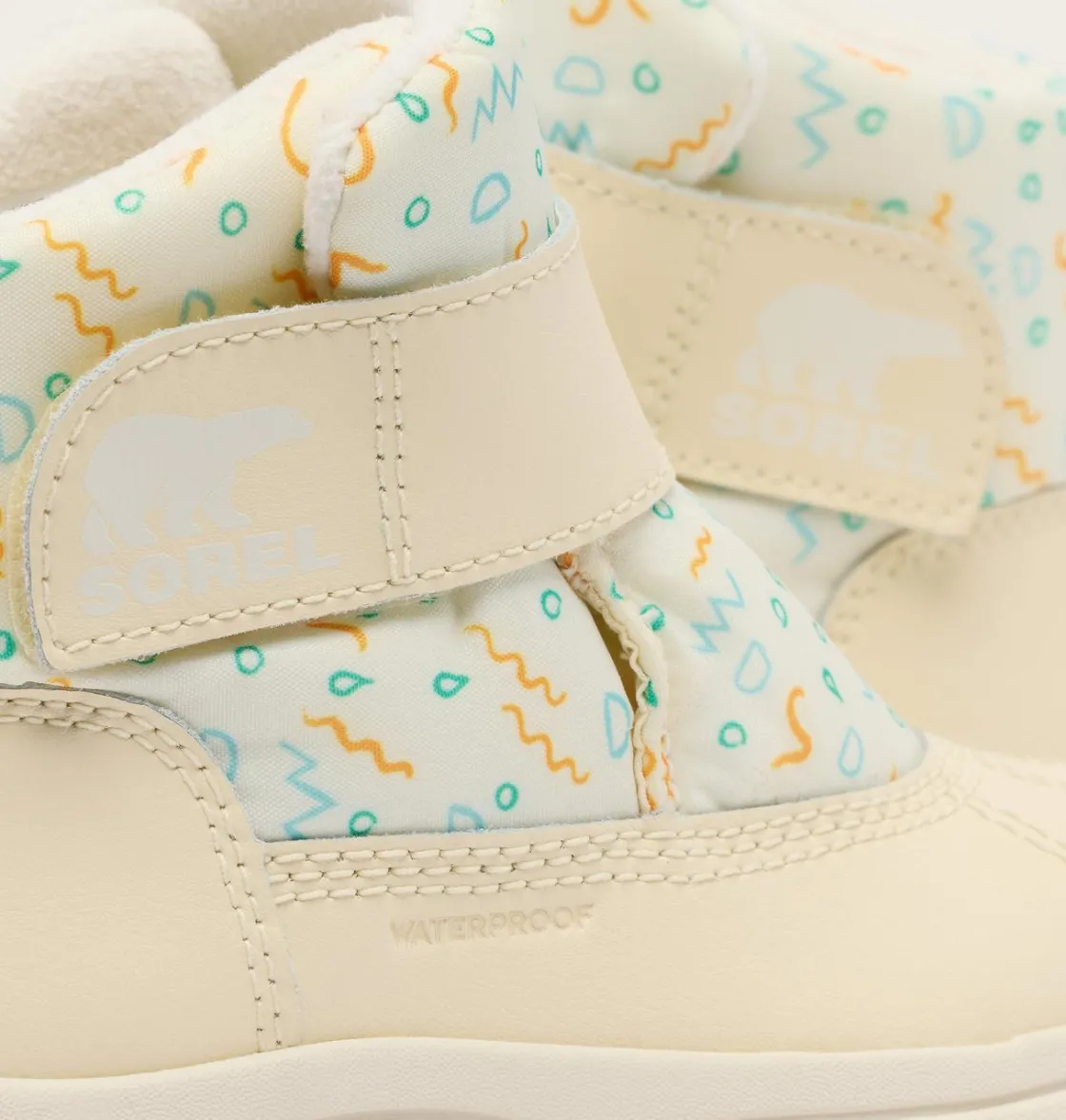 SOREL TODDLER WHITNEY™ III STRAP MID Winter Boot Snow, Honey White Hot