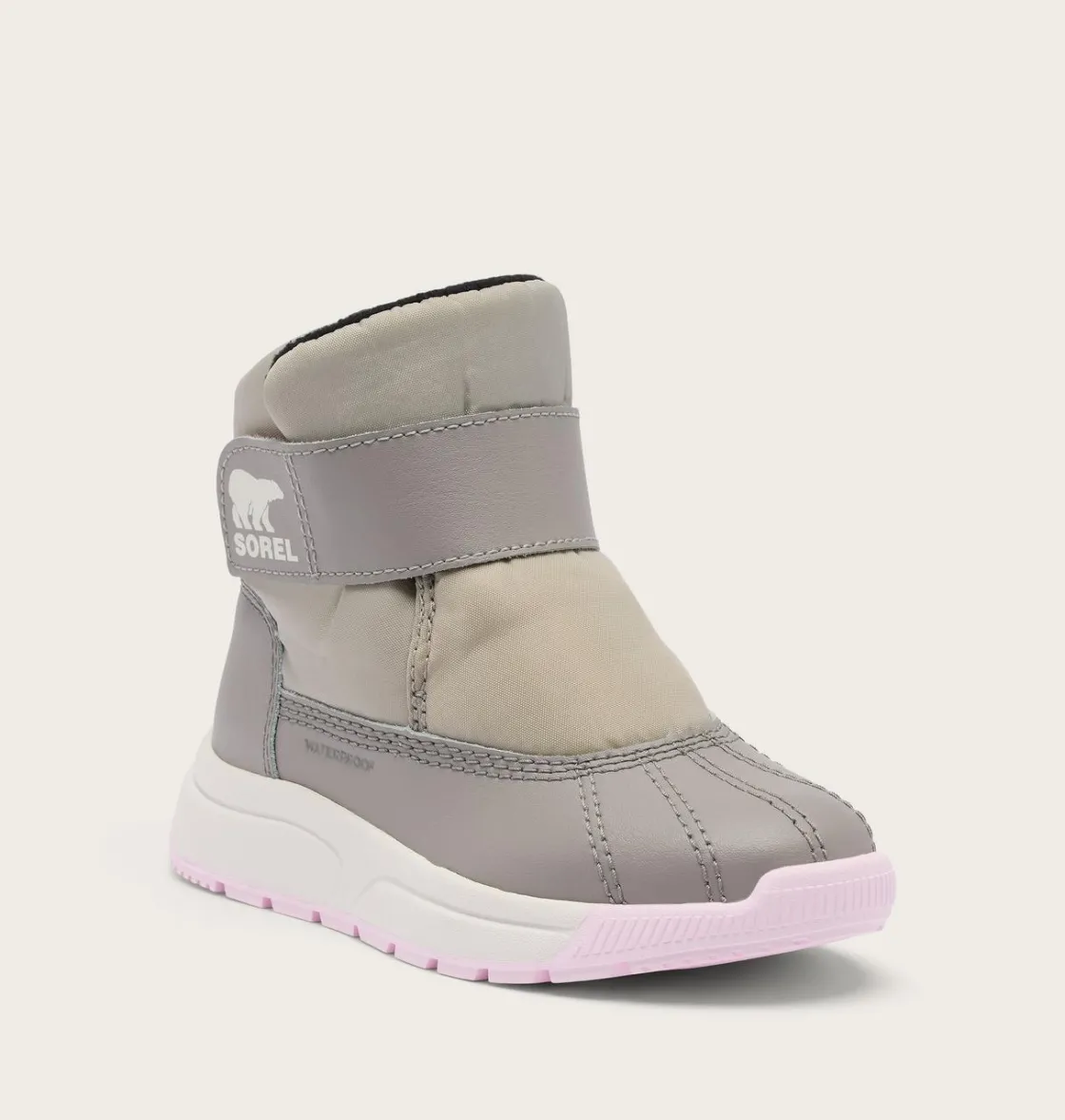 SOREL TODDLER WHITNEY™ III STRAP MID Winter Boot Dove, Pink Dawn Hot