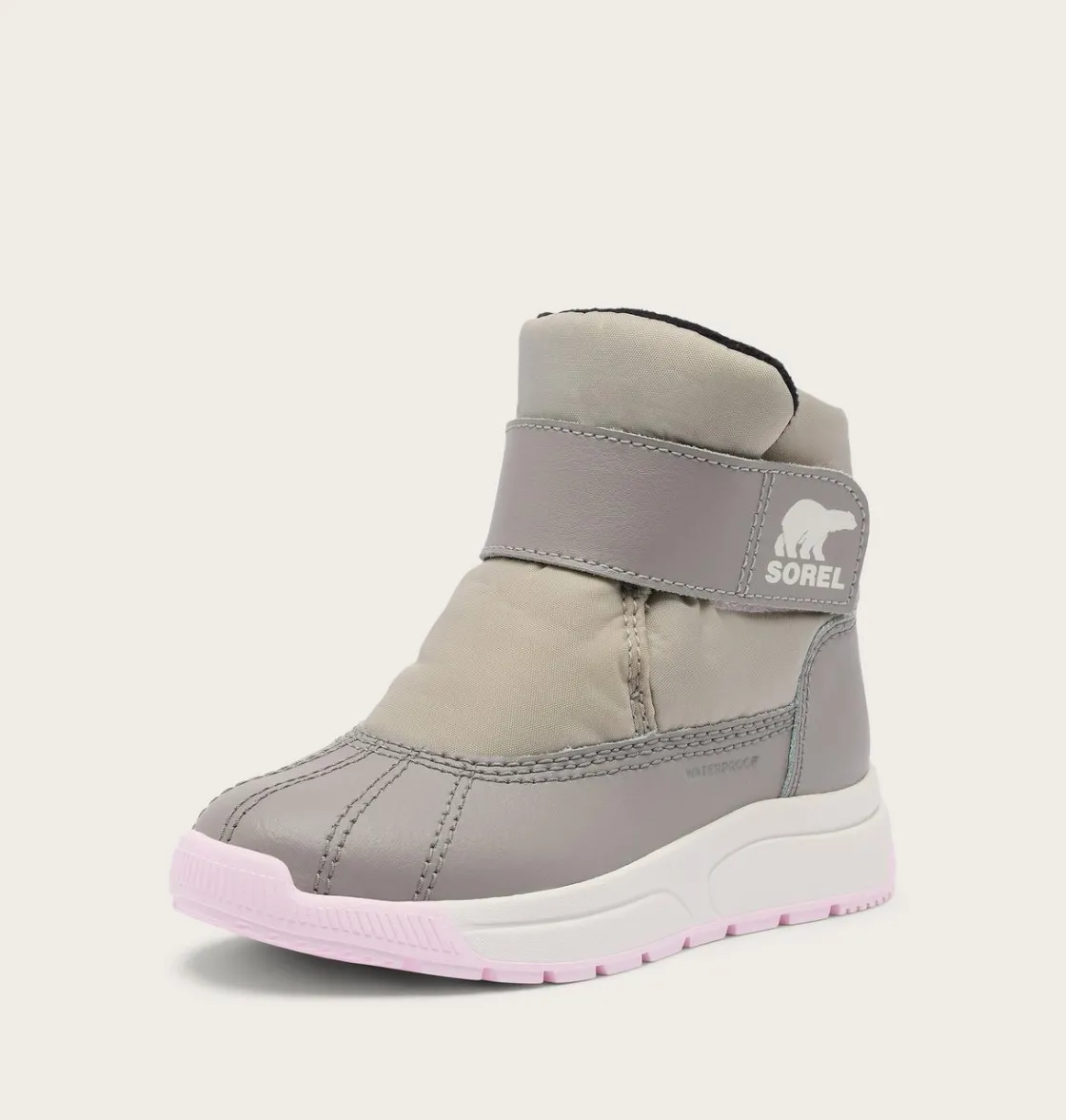 SOREL TODDLER WHITNEY™ III STRAP MID Winter Boot Dove, Pink Dawn Hot