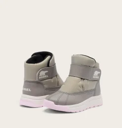 SOREL TODDLER WHITNEY™ III STRAP MID Winter Boot Dove, Pink Dawn Hot
