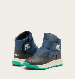 SOREL TODDLER WHITNEY™ III STRAP MID Winter Boot Uniform Blue, Jet Discount