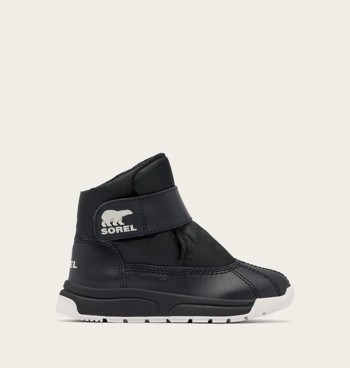 SOREL TODDLER WHITNEY™ III STRAP MID Winter Boot Black, Sea Salt Hot