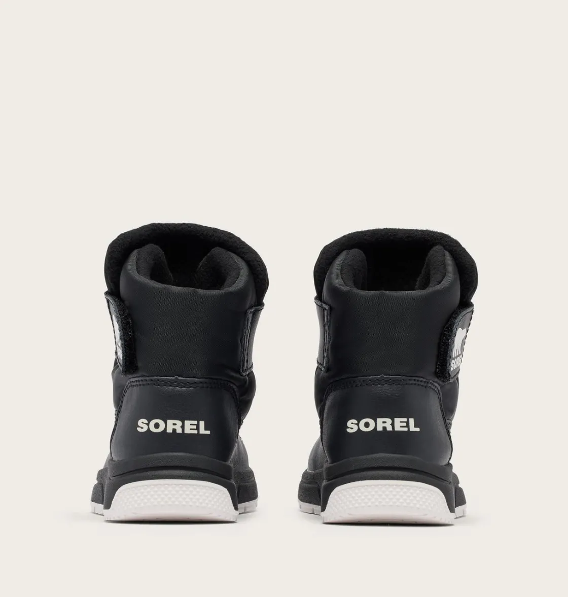 SOREL TODDLER WHITNEY™ III STRAP MID Winter Boot Black, Sea Salt Hot