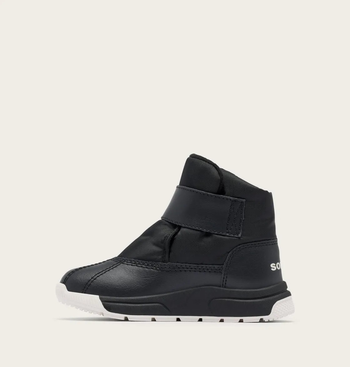SOREL TODDLER WHITNEY™ III STRAP MID Winter Boot Black, Sea Salt Hot