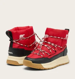 SOREL WHITNEY™ III Women's Waterproof Slip-On Boot Bright Red, Black Discount