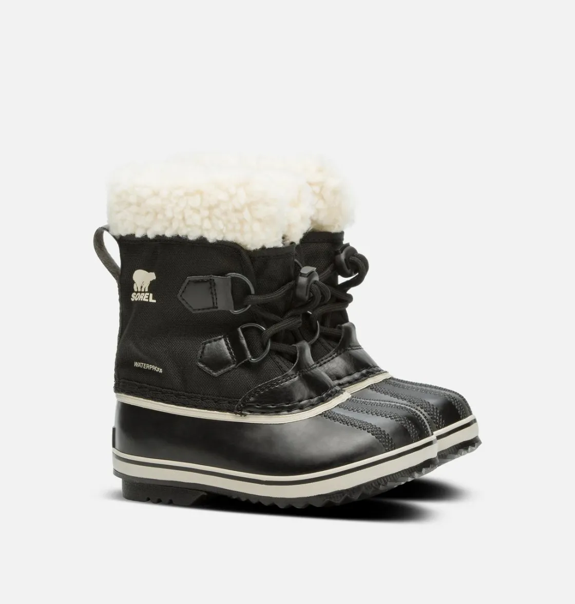 SOREL YOOT PAC™ Nylon Children's Waterproof Boot Black Hot
