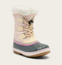 SOREL YOOT PAC™ Nylon Children's Waterproof Boot Honey White, Orchid Sale