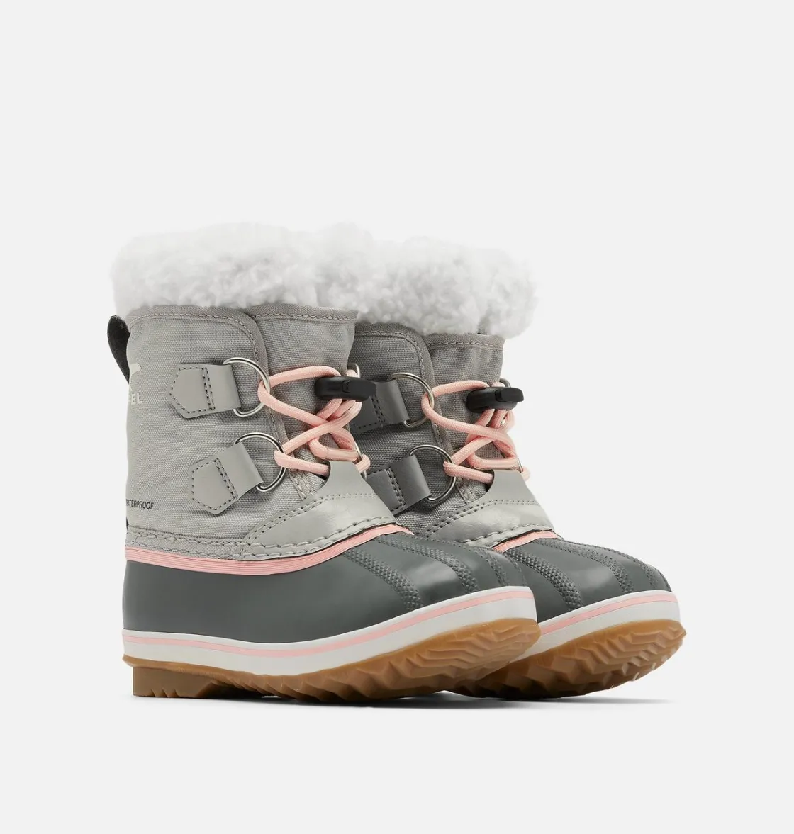 SOREL YOOT PAC™ Nylon Children's Waterproof Boot Dove, Gum 2 Online