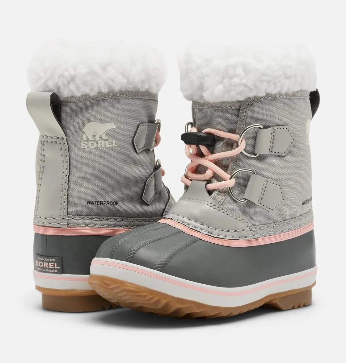 SOREL YOOT PAC™ Nylon Children's Waterproof Boot Dove, Gum 2 Online