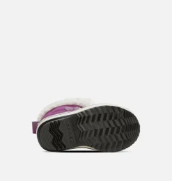SOREL YOOT PAC™ Nylon Children's Waterproof Boot Wild Iris, Dark Plum New
