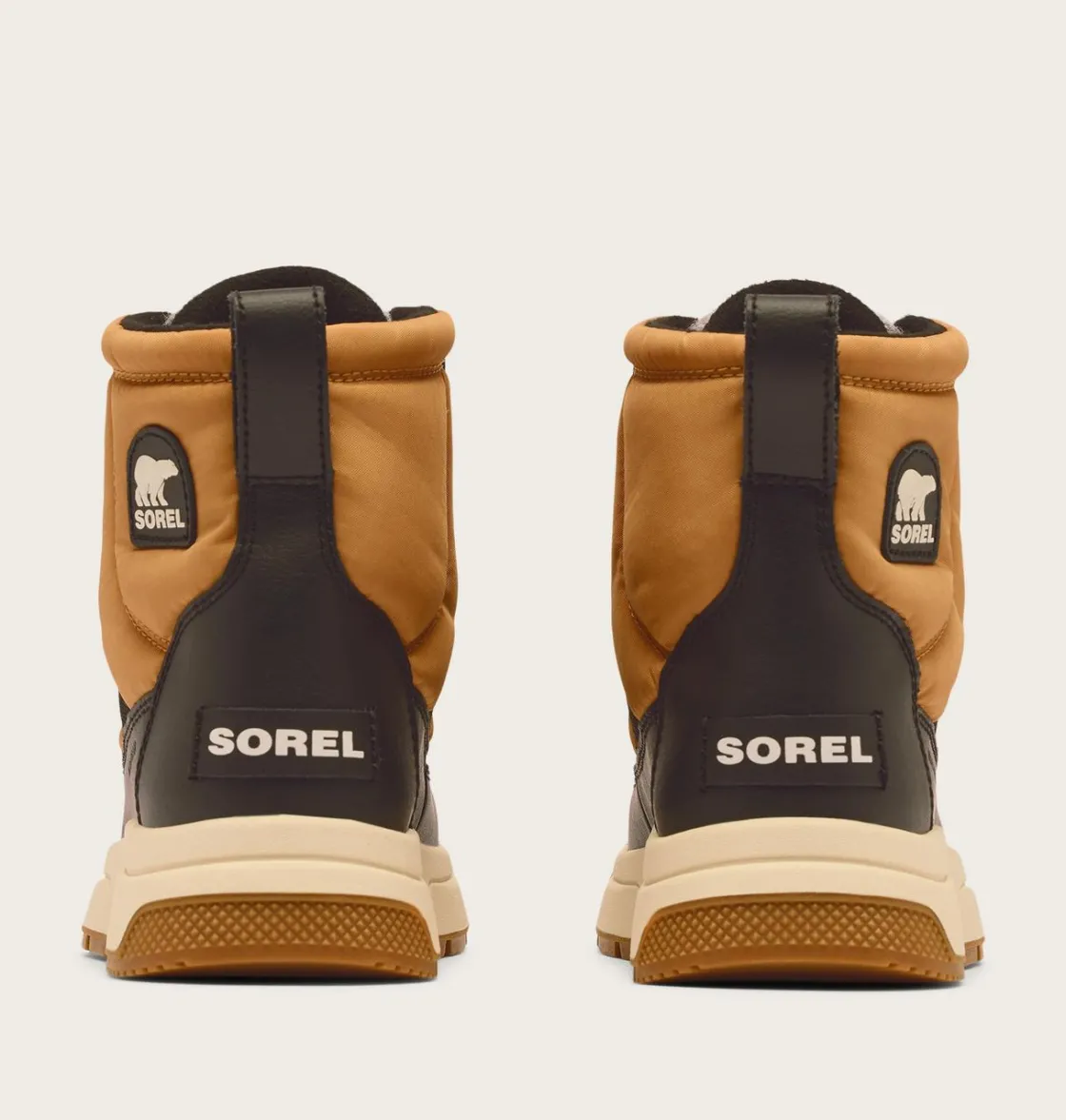 SOREL YOUTH WHITNEY™ III MID WP Tawny Buff, Black Clearance